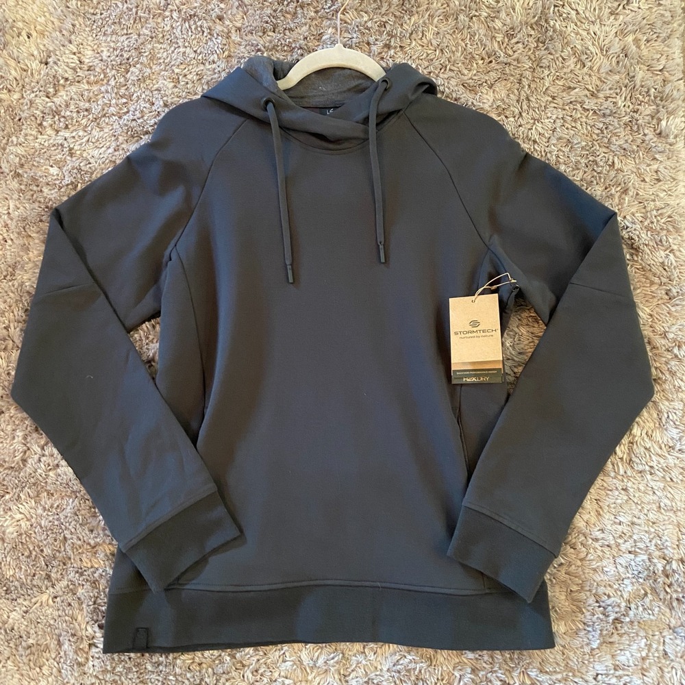 Stormtech Women's Medium Meta Hoody H2X DRY Gray Pullover Hoodie NWT - Picture 4 of 16